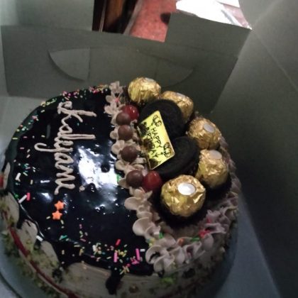 Ferraro Rocher chocolate truffle cake
