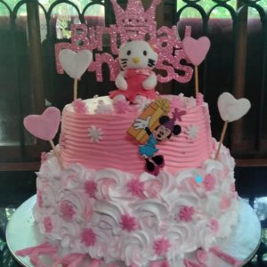 white-forest-top-design-cake